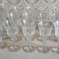 BICCHIERI DI CRISTALLO SET 24 PEZZI