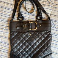 Borsa a tracolla Burberry in pelle nera