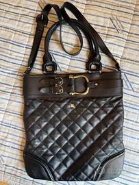 Borsa a tracolla Burberry in pelle nera