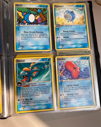 Lotto Carte azzurre Pokemon