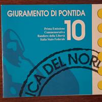Francobolli Lega Nord-Libretto Giuramento Pontida