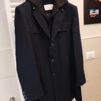 Trussardi collection cappotto lana uomo