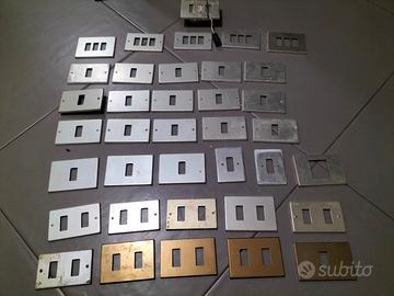 placche metalliche BTicino 