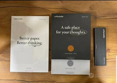 Tablet reMarkable 2 + 2 Book Folio + Marker Plus. 