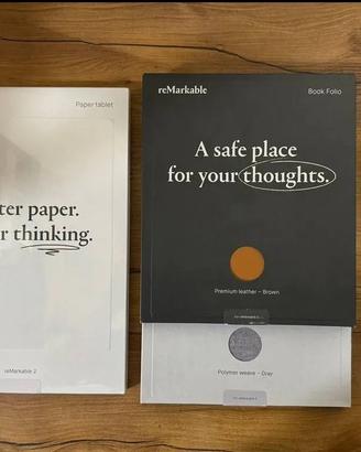 Tablet reMarkable 2 + 2 Book Folio + Marker Plus. 