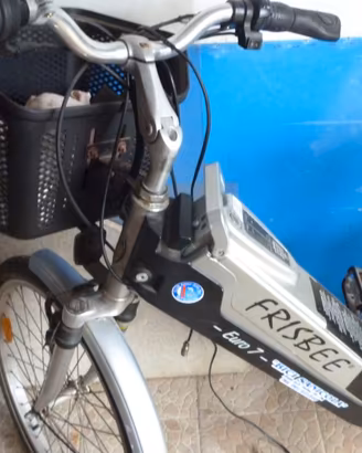 bici elettrica frisbee 7 batterie da sostituire