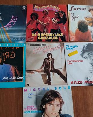 dischi in vinile 45 giri 
