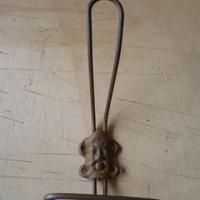 Appendiabiti parete  lavorato in ferro anni 30/40