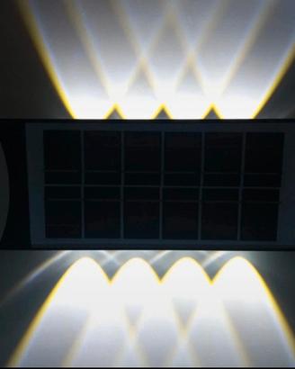 applique con pannello solare 