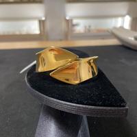 Bracciale Manchette Dorato Design Geometrico - acc