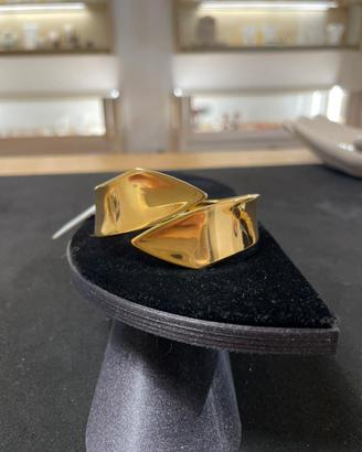 Bracciale Manchette Dorato Design Geometrico - acc
