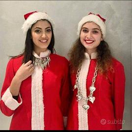 Abiti natalizi donna artigianali stock 6 pezzi