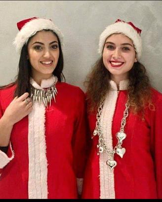 Abiti natalizi donna artigianali stock 6 pezzi