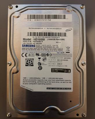 HDD Samsung 1TB Sata 3
