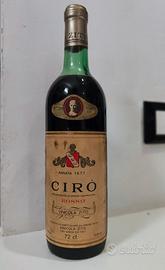 vino CIRO ROSSO doc VINICOLA ZITO 1977