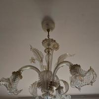 Lampadario in vetro