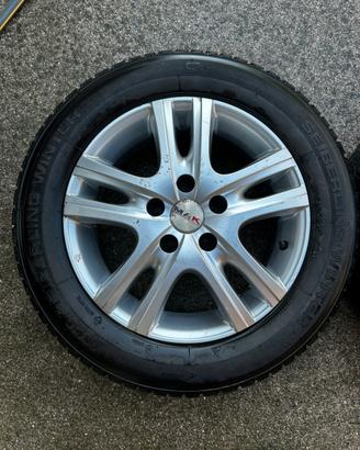 4 Cerchi MAK 16”+ Gomme Invernali  205/60 R16