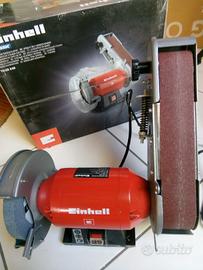 Levigatrice Combinata Da Banco Con Mola E Nastro A