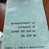 Manuale istruzioni macchina cucire modelli Necchi