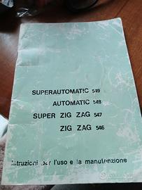 Manuale istruzioni macchina cucire modelli Necchi