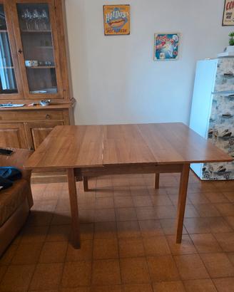 Tavolo allungabile in legno + Set di 4 sedie