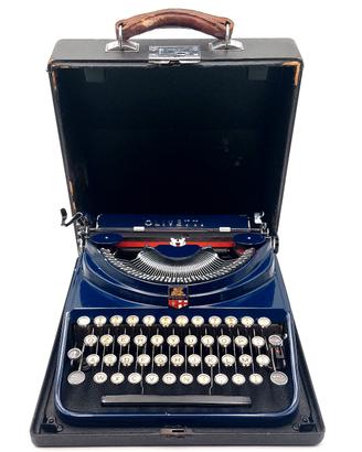 Olivetti Mp1 Ico Ras  Blu,  pulita e funzionante.