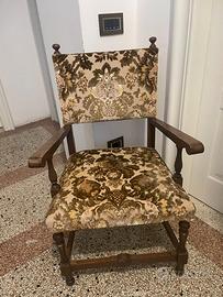 sedia/poltrona in legno
