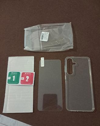 Custodia galaxy s 25 con pellicola vetro