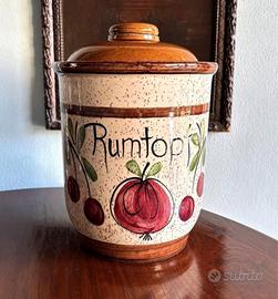 Vaso in ceramica vintage per Rumtopf