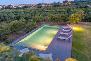 Villa 10 posti giarre piscina ferragosto