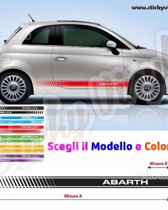 Adesivi Strisce Fasce Laterali per Auto Tuning