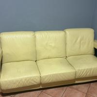 Divano in VERA PELLE - BEN TENUTO