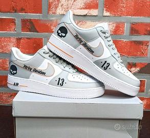 Nike Air Force One Harley Davidson custom scarpe Abbigliamento e