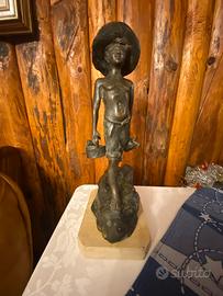 Scultura in bronzo L'Acquaiolo - G. De Martino