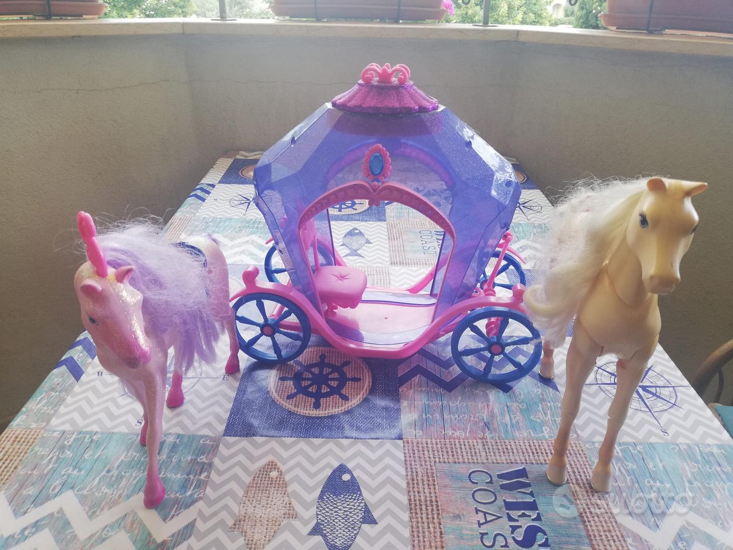 Carrozza Barbie con cavallo Tutto per i bambini In vendita a