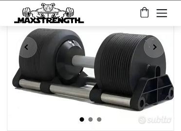 Coppia manubri regolabili 36kg