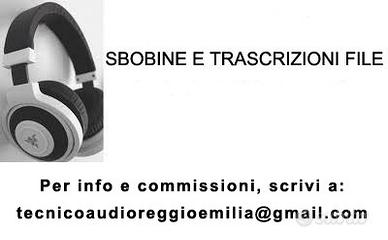 Trascrittore file audio / video