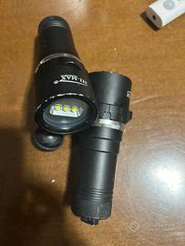 Torcia Subacquea per foto e video