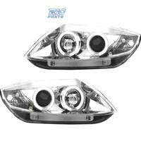FARI BMW Z4 E85 03-09 OCCHI ANGELI CCFL FONDO CROM