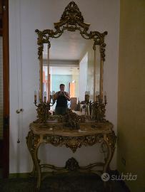 Consolle con specchiera