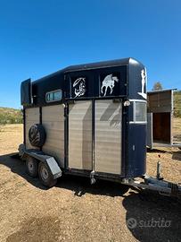Trailer per cavalli 2 posti