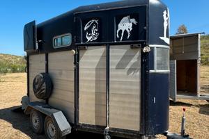 Trailer per cavalli 2 posti