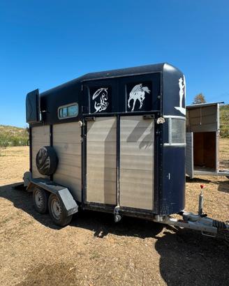 Trailer per cavalli 2 posti