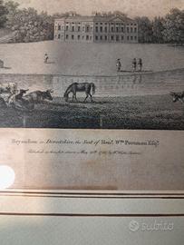 Antica incisione inglese 1786