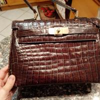 borsa vintage in lucertola 