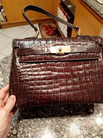 borsa vintage in lucertola 
