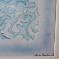 quadro con disegno astratto