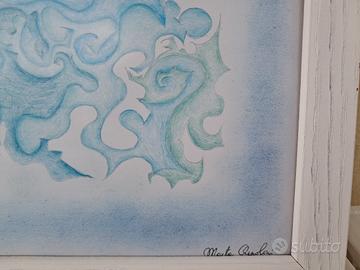 quadro con disegno astratto