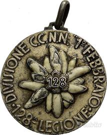 Medaglia MVSN 128 ^ Legione 1 Febbraio CCNN RR