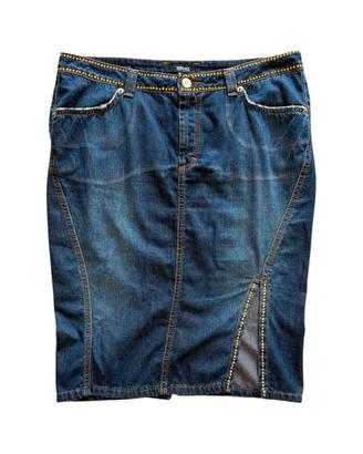 Gonna Jeans Versace Donna 46 IT - 40 FR ( 40 cm )